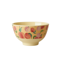 Peach Print Small Melamine Bowl Rice DK